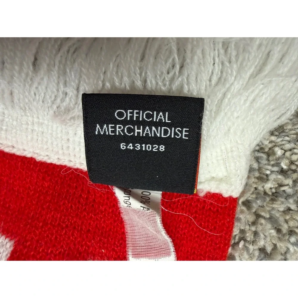 Manchester United Scarf Tour 2015 Red One Size Soccer Football Fan Gear Aon Logo